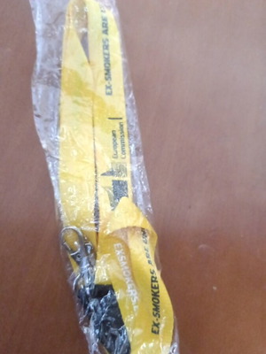 Lanyard neck strap new with Ex-Smokers are Unstoppable message