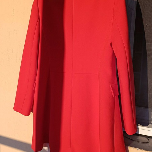 Zara women's red jacket with lining, regular fit