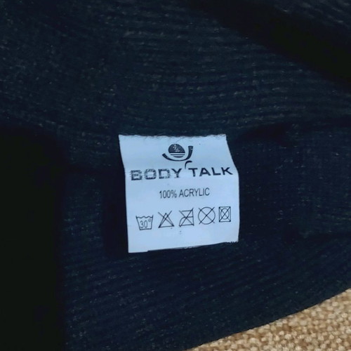 BodyTalk beanie used, unisex, black, size S