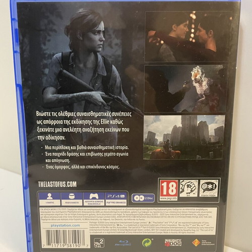 The Last Of Us Part II PS4 game like new with Greek dubbing