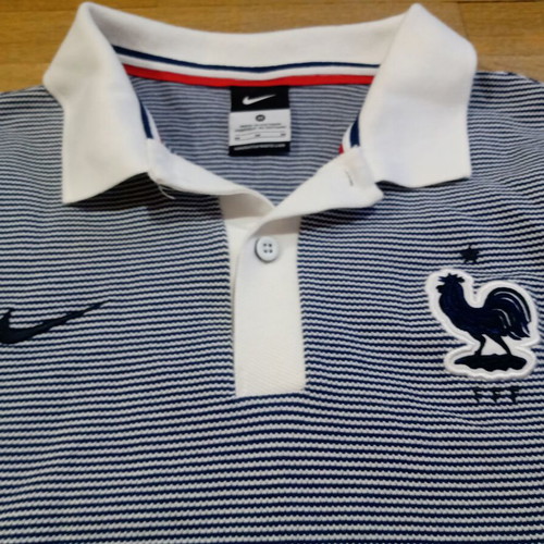 France Training Polo Shirt Nike size M like new, blue