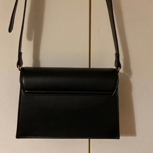 Zara black crossbody shoulder bag