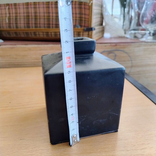 Minimal ceramic vase used, 12 cm height