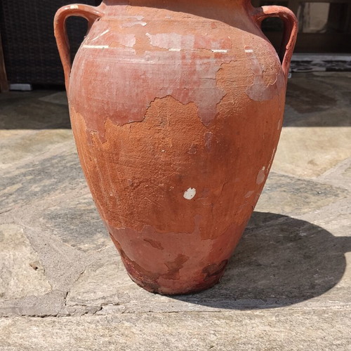 Traditional Clay Kiupi vintage decorative, used, height 35cm