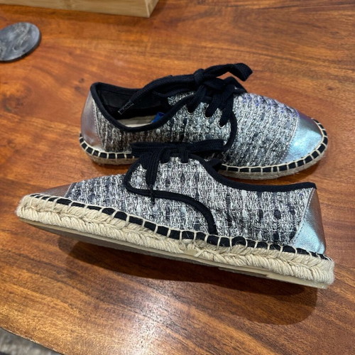 Cuple espadrilles new blue-silver size 37