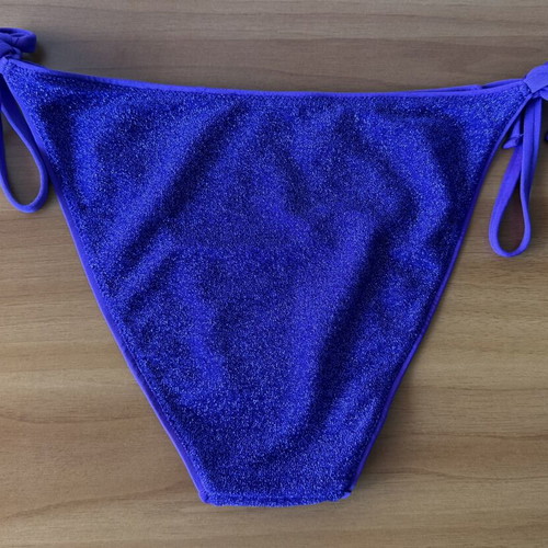 Calzedonia Metallic Glow Bikini Bottom purple size S new