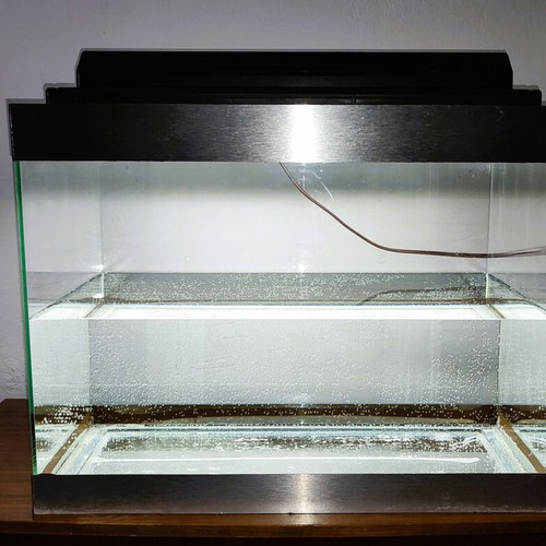 Marina Aquarium Set used with stand, lighting, bowl, and decoration