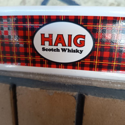 Haig Scotch Whisky Vintage Square Ashtray like new 13x13 cm
