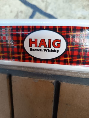 Haig Scotch Whisky Vintage Square Ashtray like new 13x13 cm