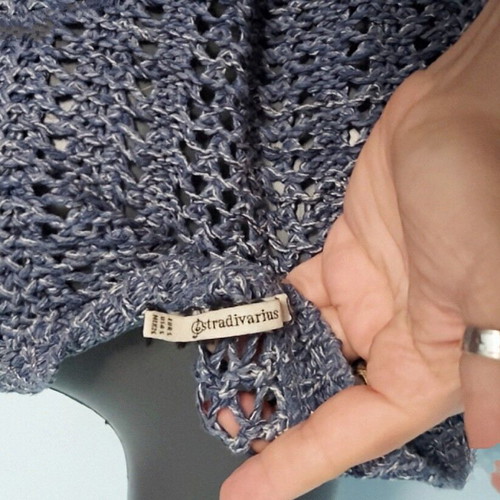 Stradivarius melange cotton pullover used, universal size