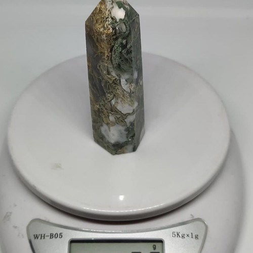 Dendritic Agate Obelisk like new with multilevel colors