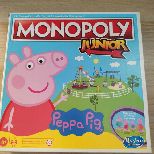 Monopoly Junior Peppa Pig Hasbro board game like new