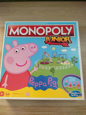 Monopoly Junior Peppa Pig Hasbro επιτραπέζιο παιχνίδι σαν καινούργιο