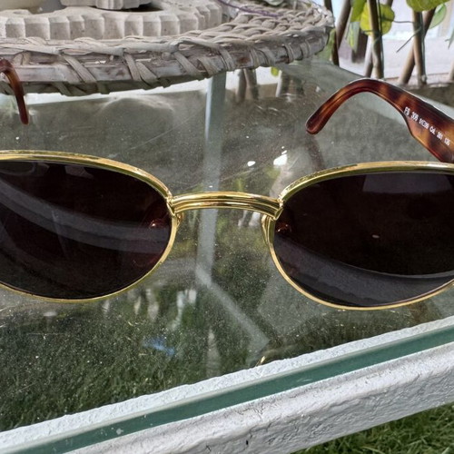 Fendi FS 306 Vintage Sunglasses like new, brown and gold