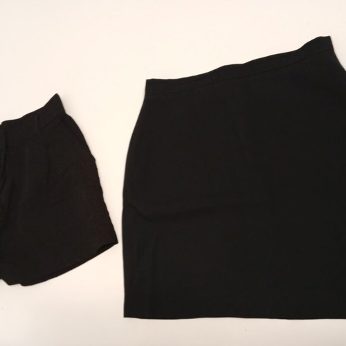 Zara mini skirt and H&M shorts, summer, size small