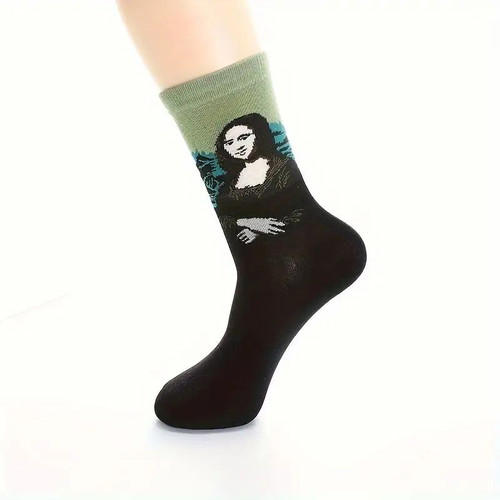 Socks with Design from Famous Painting New Unisex