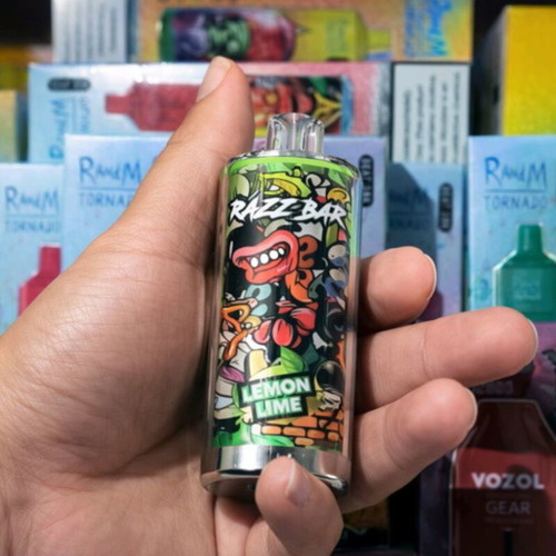 Razz Bar 60K disposable vape with long battery life and multiple flavors