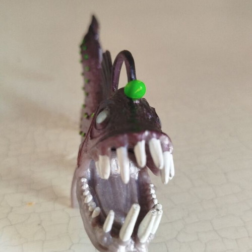 Deep Sea Angel Fish toy like new from Chap Mei