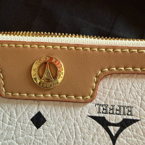 La tour Eiffel crossbody bag like new, white and beige