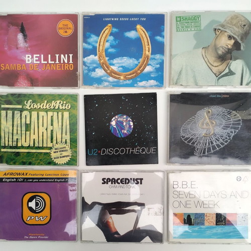 CD singles used pack from 90s, various artists