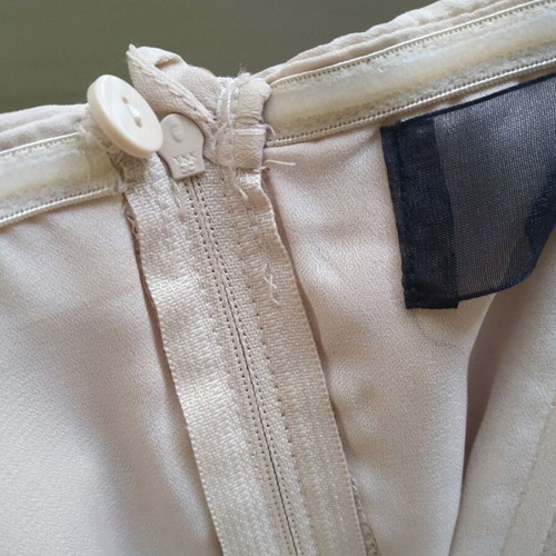 H&M strapless dress new, beige, size 36