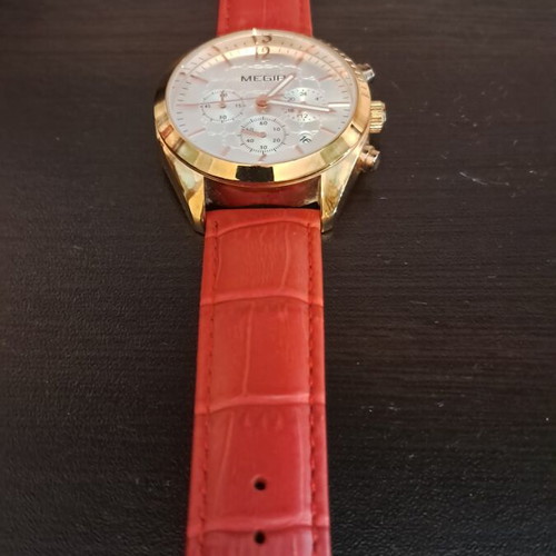 Megir women's wristwatch like new with battery and strap replaced