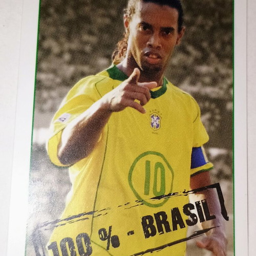 Ronaldo & Denílson Collectible Card like new, World Cup 2002 Brazil