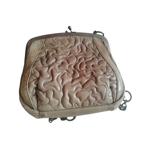 Max&Co Crossbody Bag used, beige with chain and quilted design