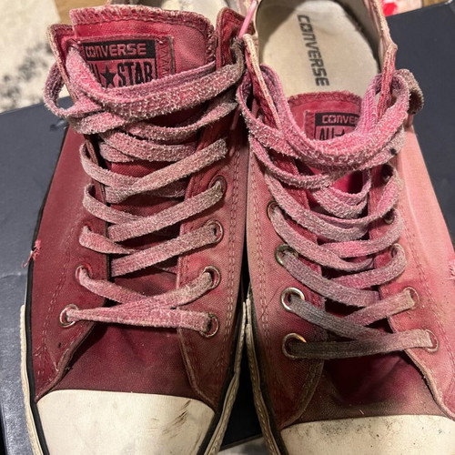 Converse All Star used sneakers red size 46
