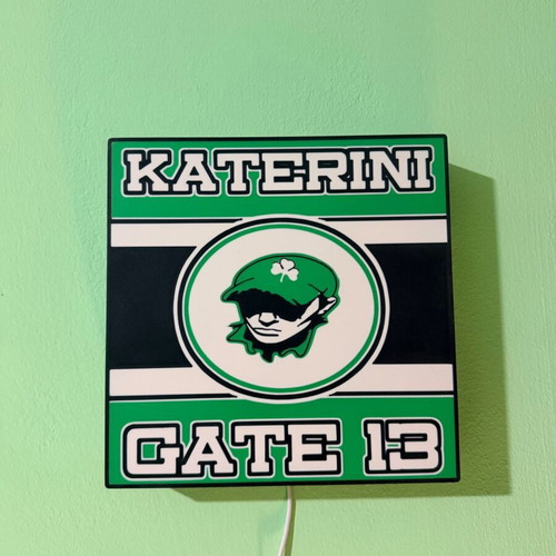 Led Gate 13 Panathinaikos Katerini lamp like new