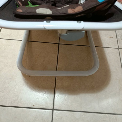 Baby bouncer 0-6 months like new with aluminum frame