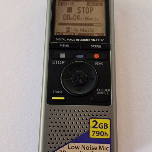 Olympus Digital Voice Recorder VN-731PC like new