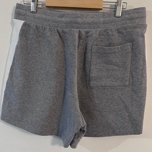 Asos sports shorts cotton, like new, grey and white, size L