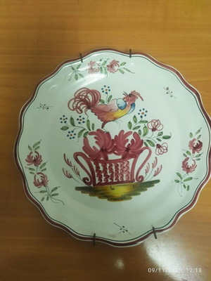 Decorative wall plates new, set of 2, 14 cm diameter