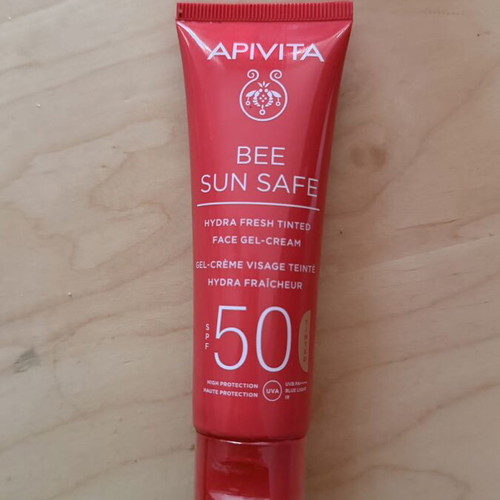 Apivita Bee Sun Safe tinted suncream SPF 50