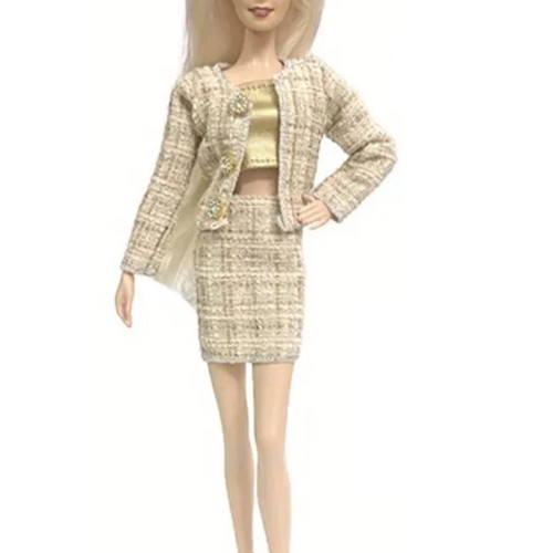 Beige Suit doll clothes new, for 29cm dolls