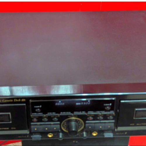 Teac W-860R Double Cassette Deck like new with original remote