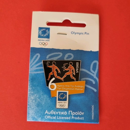 Athens 2004 Olympic pins new, set of 2 pieces