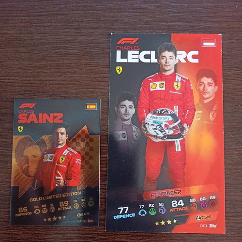Turbo Attax Formula1 2021 Leclerc card new with rare Le5g gift