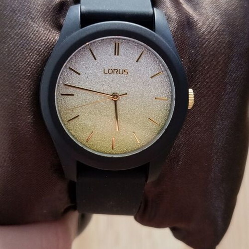 Lorus RG269TX9 watch new, women's, black with colorful dial