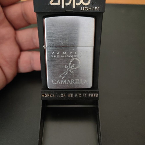 Vampire The Masquerade Zippo Lighter Camarilla like new