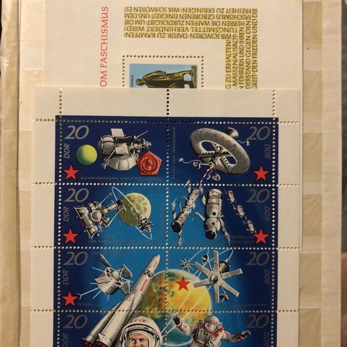 East Germany Stamps 18+1 luxury, 1984-1988