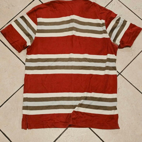 Zara Sport polo shirt, red and white, sizes M and L