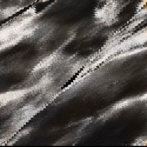 Αφορετη γούνα medium μαύρη με κοντό πέλος και στρογγυλό γιακά καινούργια