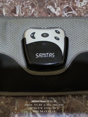 Sanitas muscle electrostimulation belt with LCD control