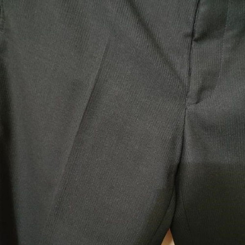 Aslanis Men Suit size 52 like new, black wool blend