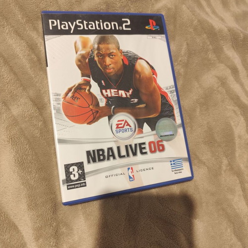 NBA Live 2006 Wade authentic PlayStation 2 game used