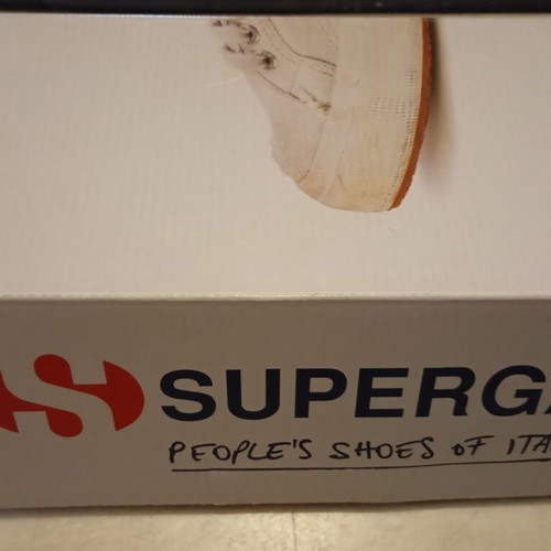 Superga summer athletic shoes size 38 like new white