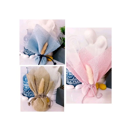Boho handmade bombonieres made to order with gauze tulle