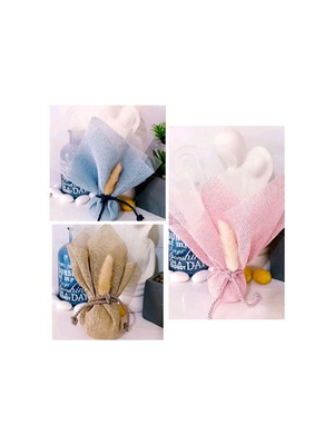 Boho handmade bombonieres made to order with gauze tulle